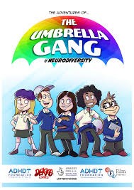 Cartoon characters from the Umbrella Gang