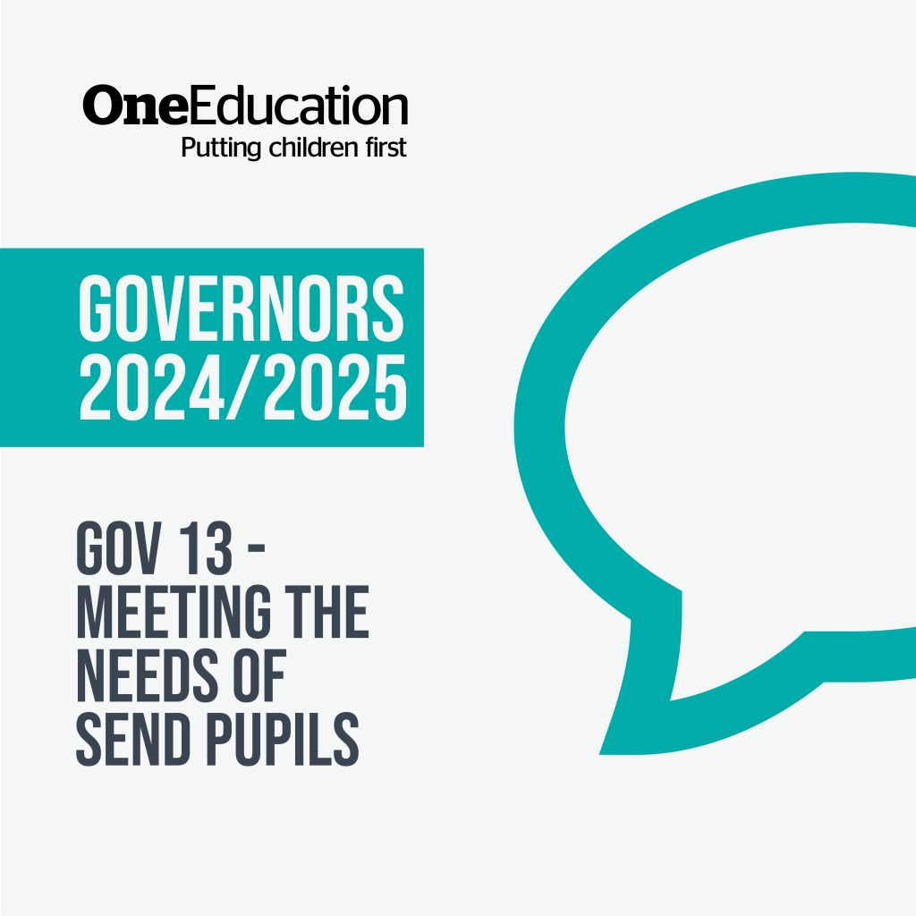 Podcast Governors 2024 2025 Gov 13 Meeting the needs of SEND pupils