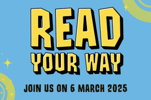 World Book Day Theme: Read Your Way Banner.